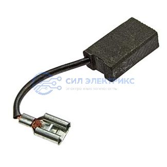 фото Графитовая щетка для электродвигателя brush 6.3x12.5x20 wire