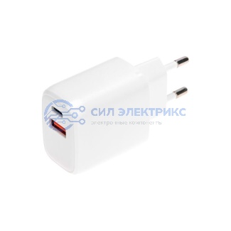 Сетевое зарядное устройство USB QC (20W) + Type C PD (20W), белое REXANT фото Сетевое зарядное устройство USB QC (20W) + Type C PD (20W), белое REXANT