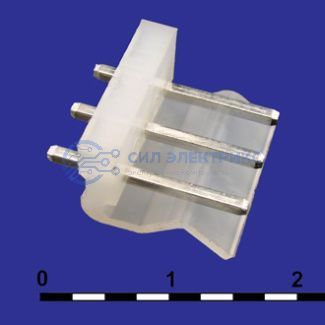 фото Разъем питания низковольтный MPW-03 шаг 5.08 mm, 3 контакта