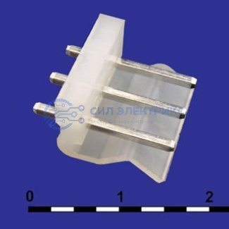 Разъем питания низковольтный MPW-03 pitch 5.08 mm фото Разъем питания низковольтный MPW-03 pitch 5.08 mm