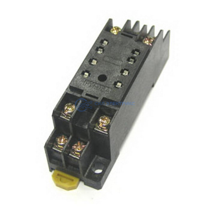 PYF08A колодка для 4453(18F)-2, 8 контактов, 250 В, 10 А, температура работы -40°C до +85°C фото PYF08A колодка для 4453(18F)-2, 8 контактов, 250 В, 10 А, температура работы -40°C до +85°C