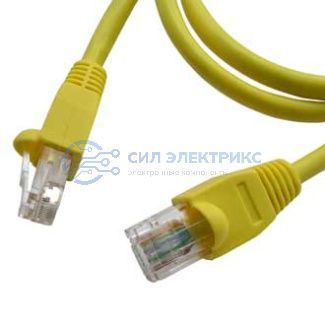 фото Кабель Патчкорд RJ45 1m желтый