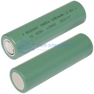 фото Аккумуляторная батарейка 18650 3,7v 3350mah (18x65mm)