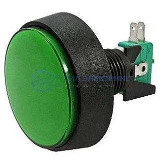 фото Кнопка GMSI GMSI-1B-C no(nc)+nc(no) green, зеленый, нормально открытый (no) и нормально закрытый (nc) контакты