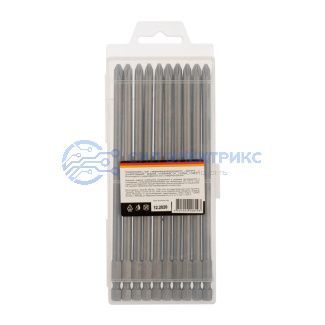 Бита PH2х150 мм для шуруповерта (упак. 10 шт.) Kranz фото Бита PH2х150 мм для шуруповерта (упак. 10 шт.) Kranz