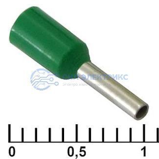 фото Наконечник на кабель DN00706 green (1.2x6mm)