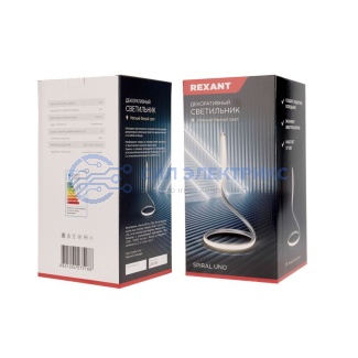 Светильник декоративный Spiral Uno, LED, 2Вт, 3000К, 5В, серебряный REXANT фото Светильник декоративный Spiral Uno, LED, 2Вт, 3000К, 5В, серебряный REXANT