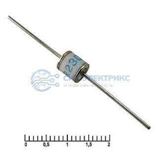 фото Разрядник 2R-230A2L (EM230X), корпус - стандартный, рабочее напряжение 230 В, номинальная мощность 2 кА, тип разрядника: однофазный