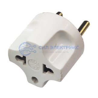 фото Сетевой переходник «Питер» (белый) REXANT