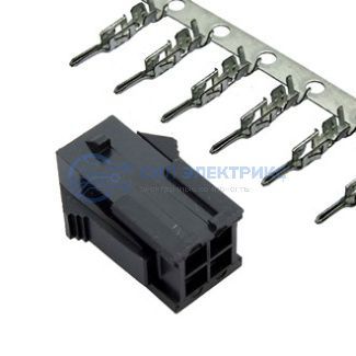фото Разъем питания низковольтный MMF-2x2M шаг 3.0 mm +Terminal