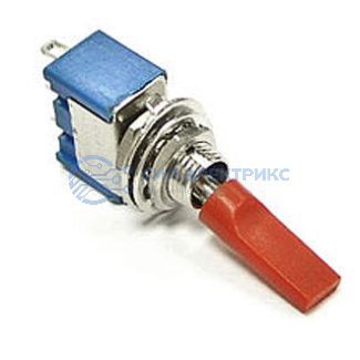 фото Микротумблер MTS-103-E1, ON-OFF-ON (краткосрочный колпачок), DPDT, 3 А, 250 В, 20 мОм
