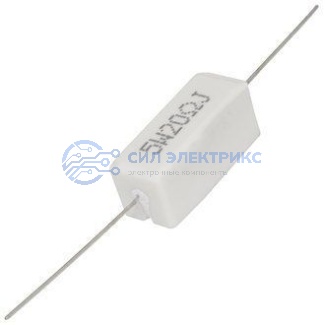 Резистор мощный постоянный RX27-1, 20 Ом, 5 Вт, допуск 5%, серия SQP5 фото Резистор мощный постоянный RX27-1, 20 Ом, 5 Вт, допуск 5%, серия SQP5