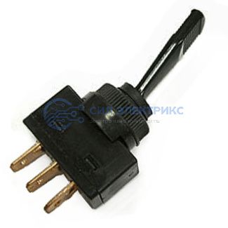 Тумблер ASW-13-102 on-on черный фото Тумблер ASW-13-102 on-on черный