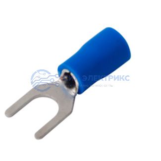 фото НАКОНЕЧНИК ВИЛОЧНЫЙ изолированный (5.3мм) 1.5-2.5мм² REXANT (БЛИСТЕР F)