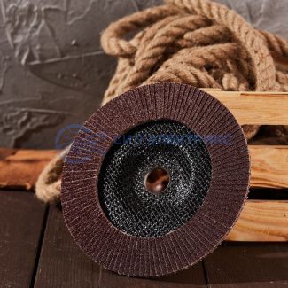 фото Круг лепестковый торцевой, P80, 180х22,2мм KRANZ