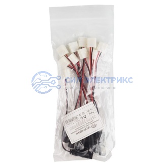 фото Коннектор питания с джеком для одноцветных светодиодных лент 120 диодов/метр с влагозащитой LAMPER