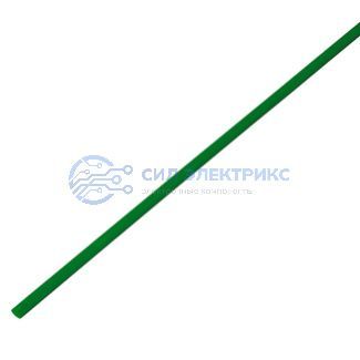 фото Трубка термоусаживаемая ТУТ нг 2,5/1,25мм, зеленая, упаковка 50 шт. по 1м REXANT