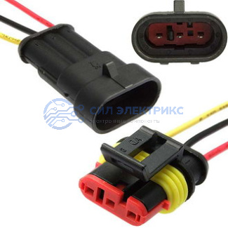 SuperSeal 1.5, 3PIN MF (18AWG 20cm) фото SuperSeal 1.5, 3PIN MF (18AWG 20cm)