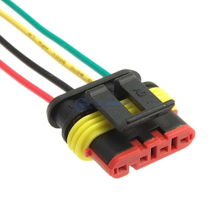 Разъём авт. соединитель DJ7041-1.5-21 (18AWG 200mm) фото Разъём авт. соединитель DJ7041-1.5-21 (18AWG 200mm)