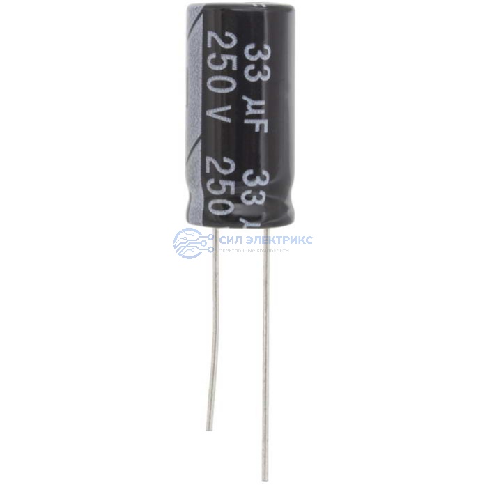 33 UF 250V 105*C 10*20 (JWCO) фото 33 UF 250V 105*C 10*20 (JWCO)