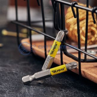 фото Бита для шуруповерта PZ3х50 мм (2 шт./уп.) Kranz