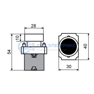 Кнопка XB2 зеленая NO фото Кнопка XB2 зеленая NO