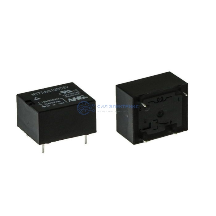 Реле NT77-A-S-12-DC5V FORWARD, 5VDC, 10A, тип контактов: переключающий (SPDT), сила удержания: 90 г, рабочая температура: -40°C до +85°C фото Реле NT77-A-S-12-DC5V FORWARD, 5VDC, 10A, тип контактов: переключающий (SPDT), сила удержания: 90 г, рабочая температура: -40°C до +85°C