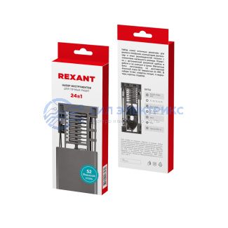 Набор отверток для точных работ REXANT XA-04, 24 предмета фото Набор отверток для точных работ REXANT XA-04, 24 предмета