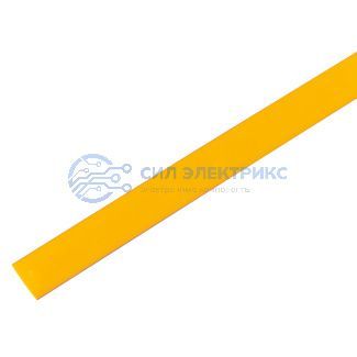 фото Трубка термоусаживаемая ТУТ 25,0/12,5мм, желтая, упаковка 10 шт. по 1м, PROconnect