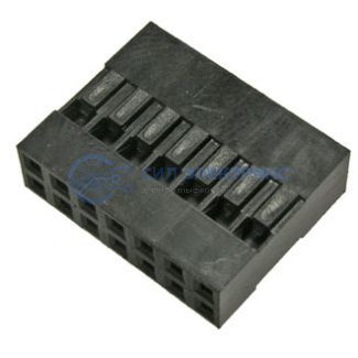 фото Гнездо для плат 2,54 мм BLD 2×07 (BLD-14) + Terminal, 14 контактов