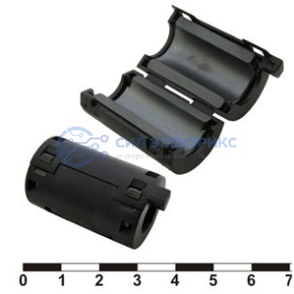 фото Фильтр ферритовый на провод ZCAT2132-1130-BK (black)