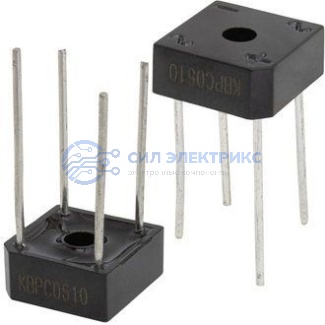 фото Диодный мост KBPC610, 6 А, 1000 В, однофазный, корпус BR