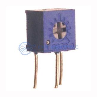 фото Резистор подстроечный 3362W, 5 кОм, однооборотный, корпус THT