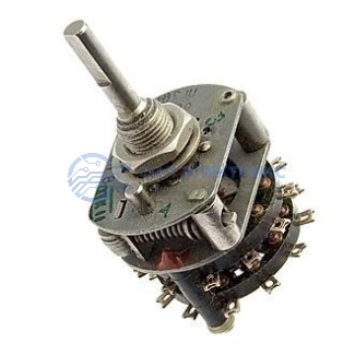 фото Переключатель ПГ-3 2П8НВ, 2 позиции, номинальное напряжение 250 В, ток 5 А, с защитой