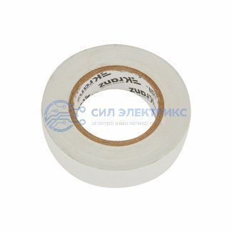 фото Изолента ПВХ 0,13х19 мм, 25 м, белая KRANZ