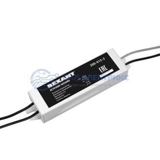 фото Источник питания 110-220 V AC/12 V DC 1 А 12 W с проводами влагозащищенный (IP67)