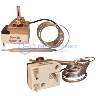 фото Термостат TR-127, биметаллический, 250V, номинальный ток 5A