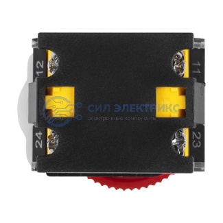 фото Выключатель-кнопка 10А Ø22 красная Грибок Аварийная REXANT