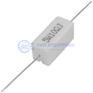 фото Резистор мощный постоянный RX27-1, 10 Ом, 5 Вт, допуск 5%, серия SQP5