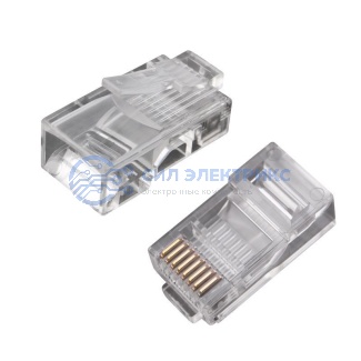 Разъем UTP RJ-45 (8P8C), CAT 5e PROconnect фото Разъем UTP RJ-45 (8P8C), CAT 5e PROconnect