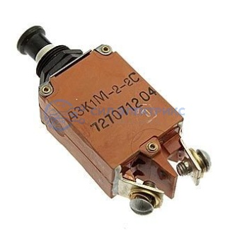 фото Автоматический выключатель АЗК1М-2-2С (201*г), номинальное напряжение 230 В, ток короткого замыкания 6 kA