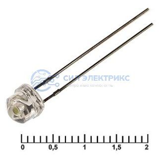 фото Светодиод 5RHWWC 3000mcd 6500K 3,4v 70d