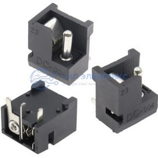 Разъём питания штырьковый DJK-22A фото Разъём питания штырьковый DJK-22A