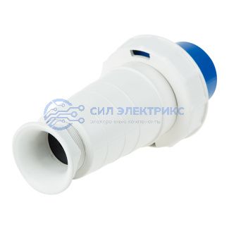 фото Розетка силовая Вилка 033 переносная 2Р+РЕ 63А 220В IP67 REXANT