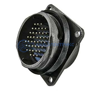 фото Разъем быстроразъемный FQ30-42pin ZJ, кабельный, угловая вилка с байонетным соединением