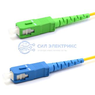 фото Патч-корд оптический переходной (SM), 9/125 (OS2), SC/APC-SC/UPC, (Simplex), LSZH, 5м REXANT