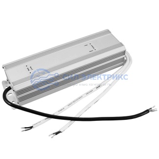 фото Источник питания AC 110-250V/DC 12V 12,5А 150W с проводами влагозащищенный (IP67)