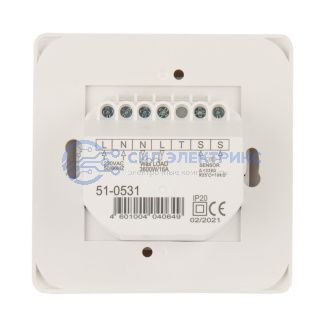 фото Терморегулятор механический R70XT с датчиком температуры пола и LED-индикатором 16А/5Вт REXANT