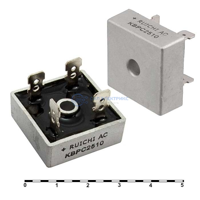 Диодный мост KBPC2510 25A 1000V (BR2510) фото Диодный мост KBPC2510 25A 1000V (BR2510)