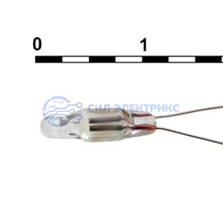 фото Лампа неоновая NE-2, 3x10 мм, 0,35 мА